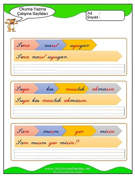 s sesi Grubu Çalışma Sayfaları